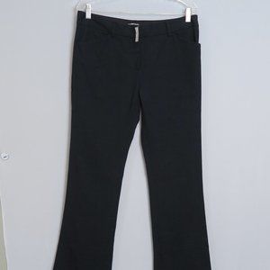 NWT IISLI New York Navy Blue Cotton Dress Career Bell Pants Size 10 MSRP $195